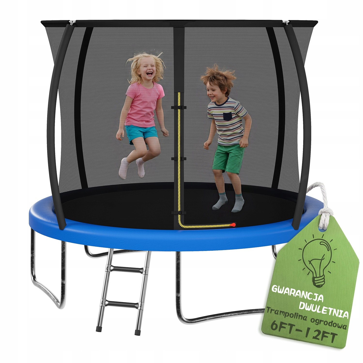 Trampolína pre domácnosť/záhradu s vnútornou sieťou 305 cm (10 ft)